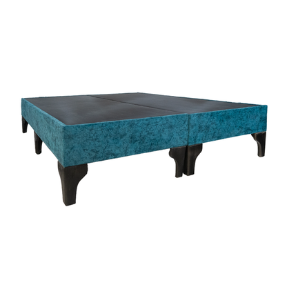 Base 2 Plazas de Madera + Colchón de Resortes – Confort y Estilo