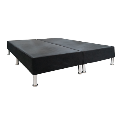 Base 2 Plazas de Madera + Colchón de Resortes – Confort y Estilo