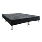 Base 2 Plazas de Madera + Colchón de Resortes – Confort y Estilo